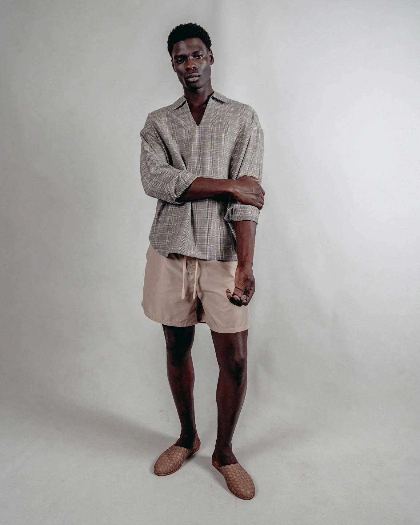 Nylon Track Short