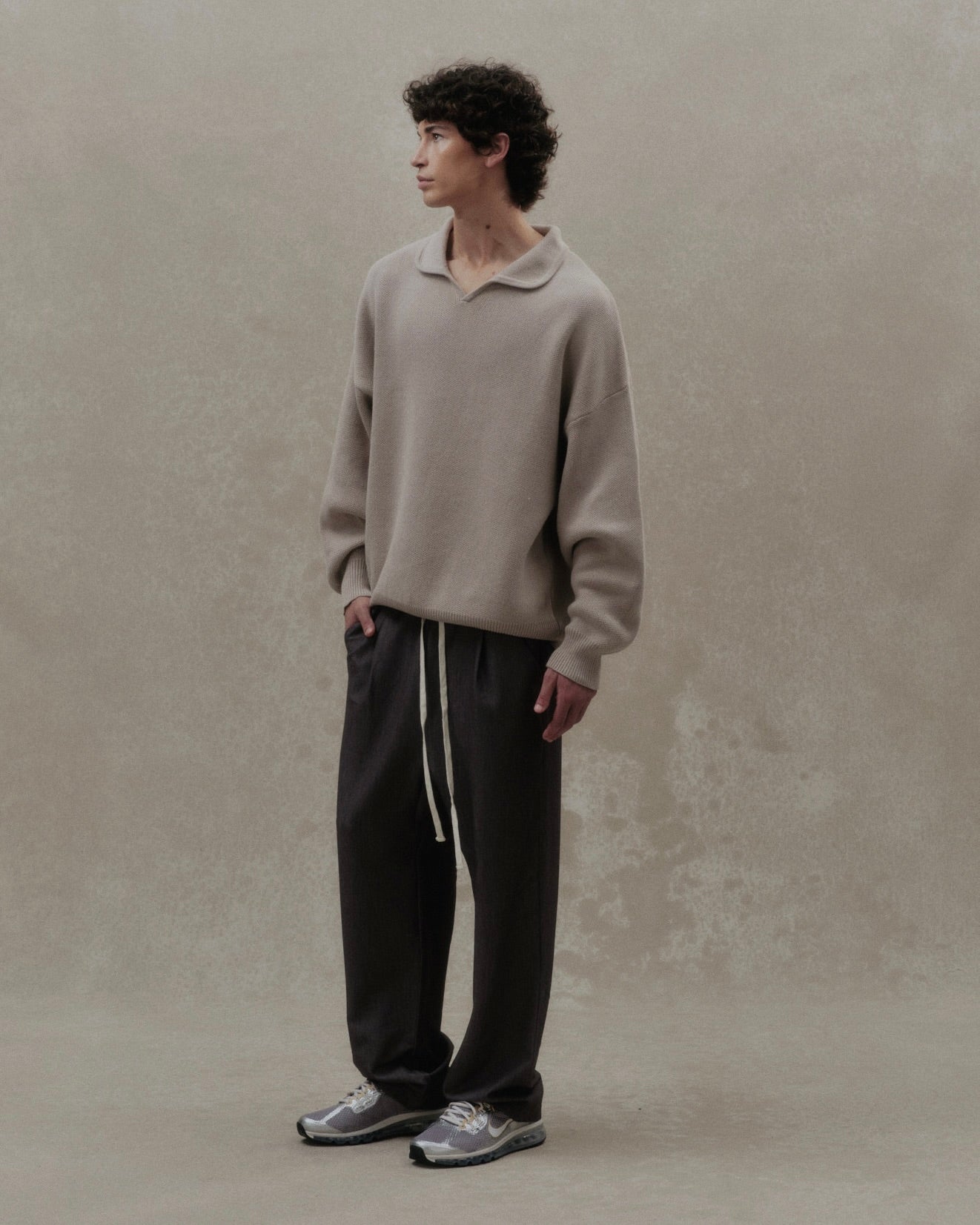 Cotton Polo Sweater