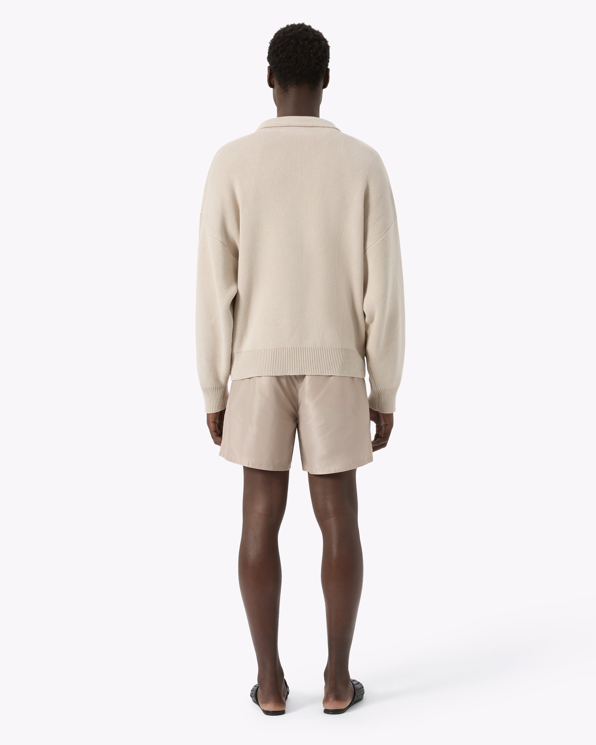 Cotton Polo Sweater