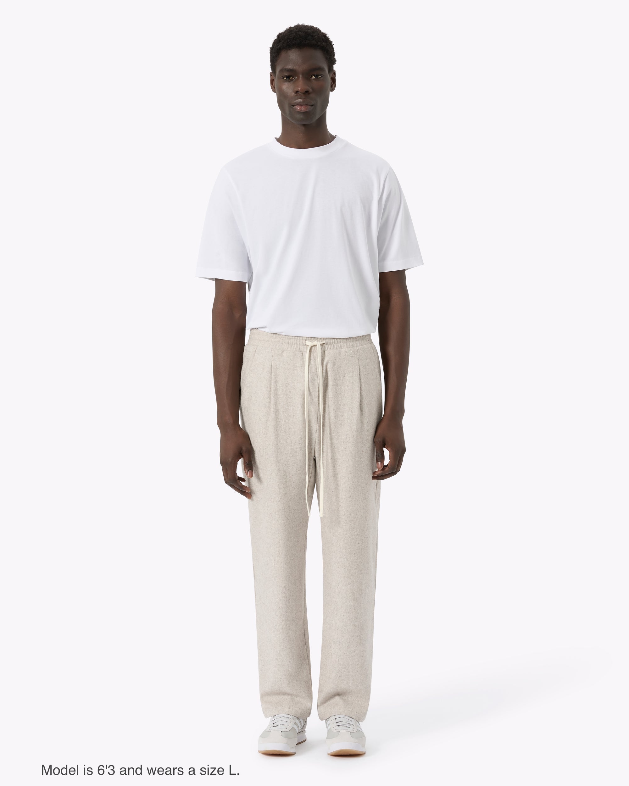 Wool Blend Track Pant