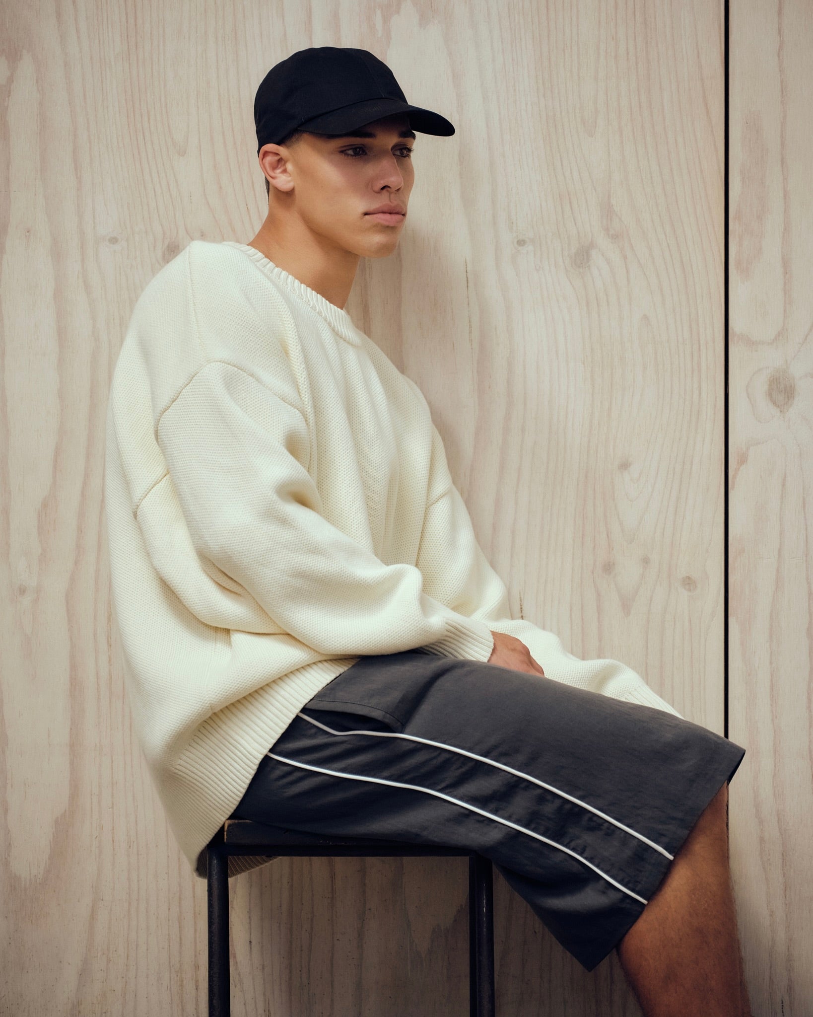 Relaxed Pleated Short