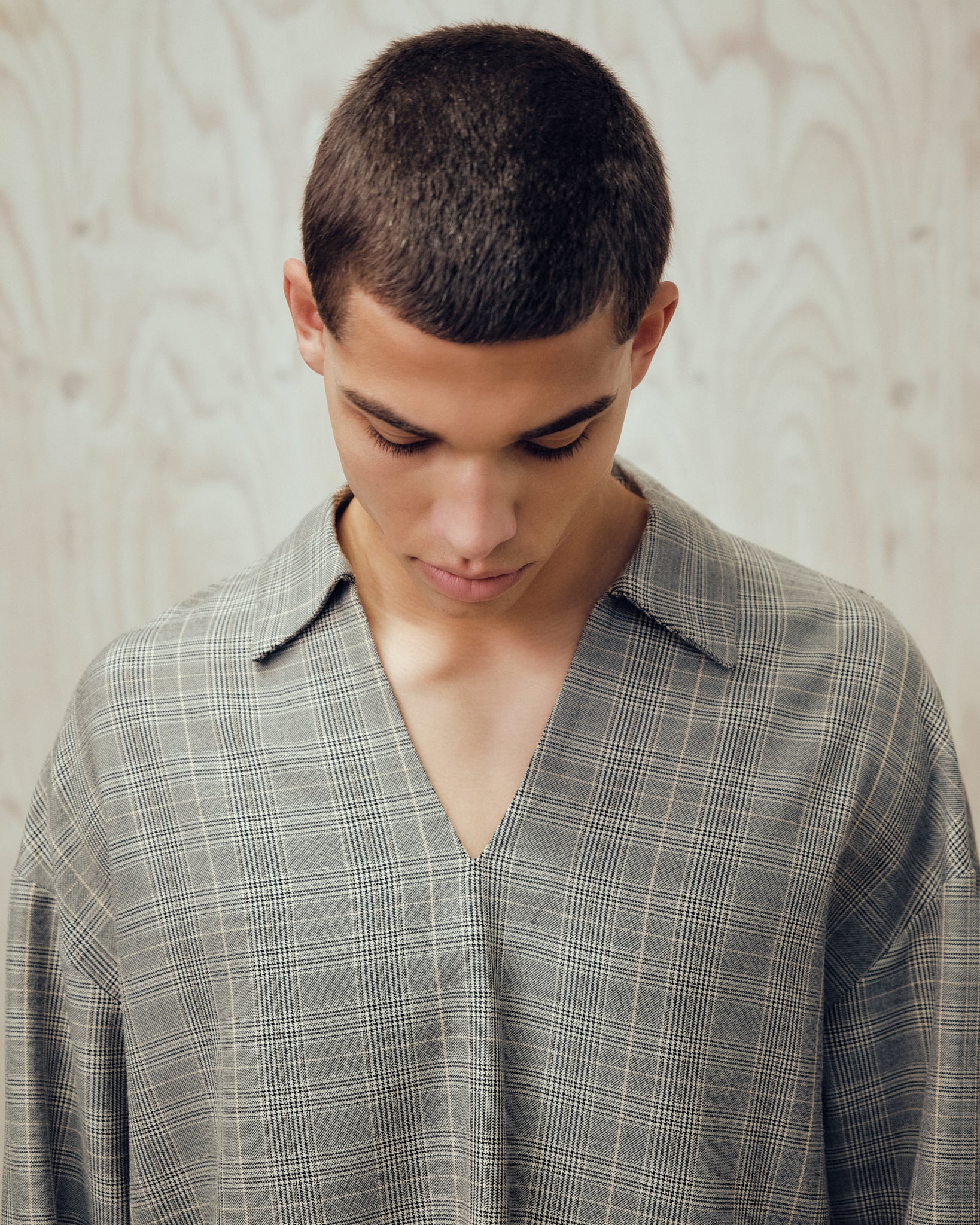Canvas V-Neck Shirt