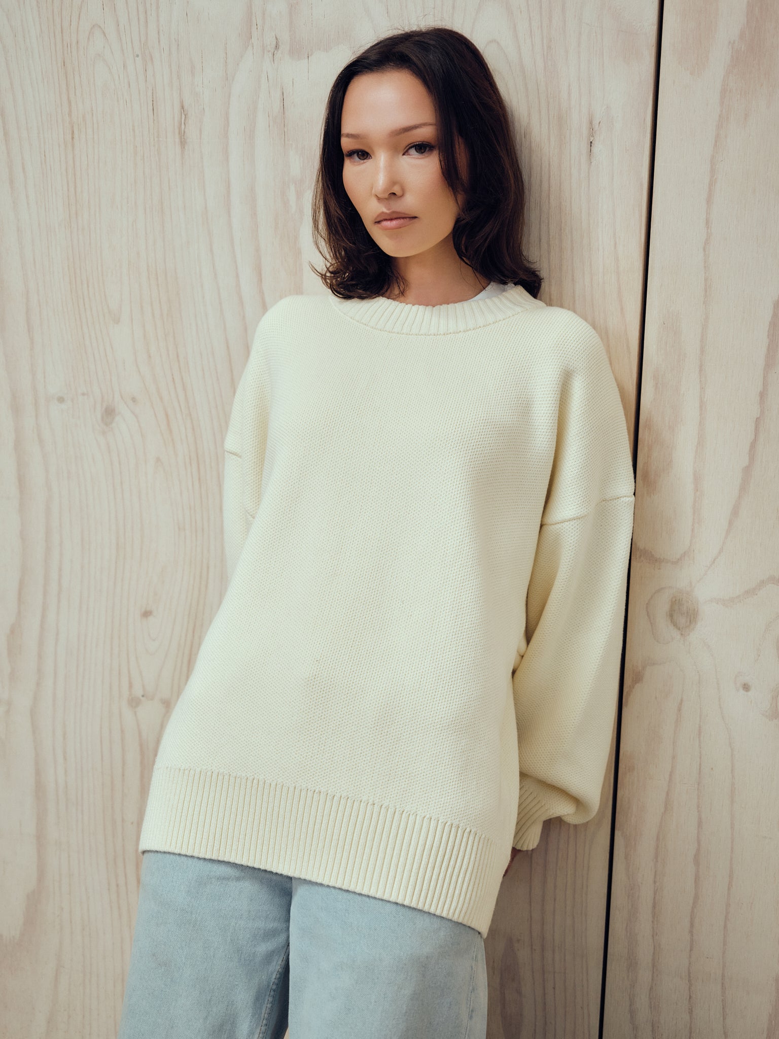 Cotton Crewneck Sweater