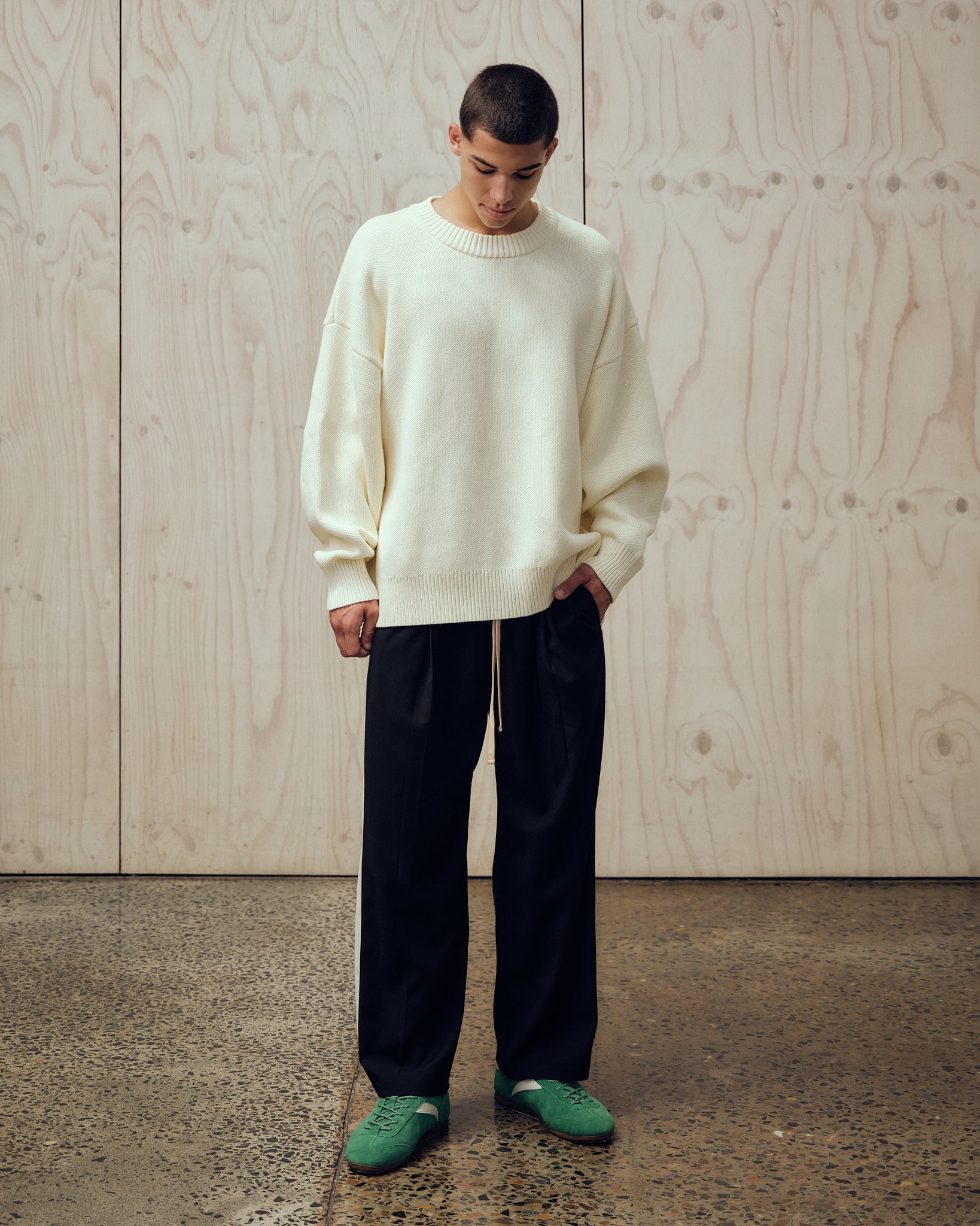 Cotton Crewneck Sweater