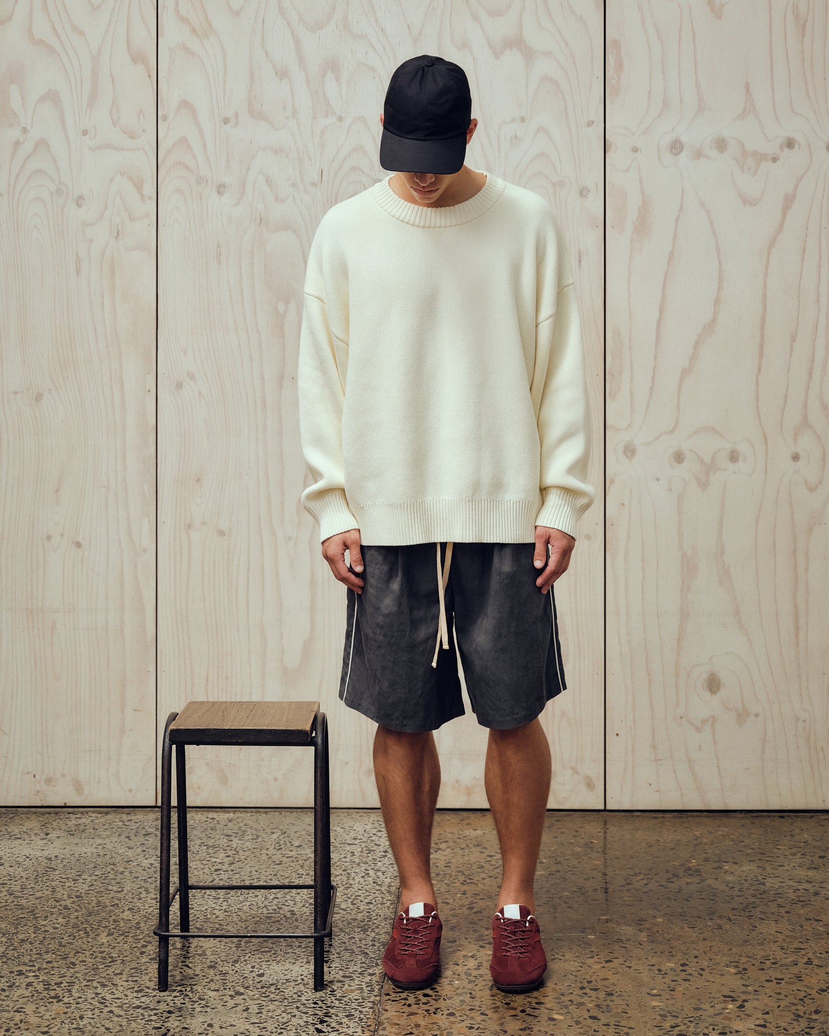 Relaxed Pleated Short