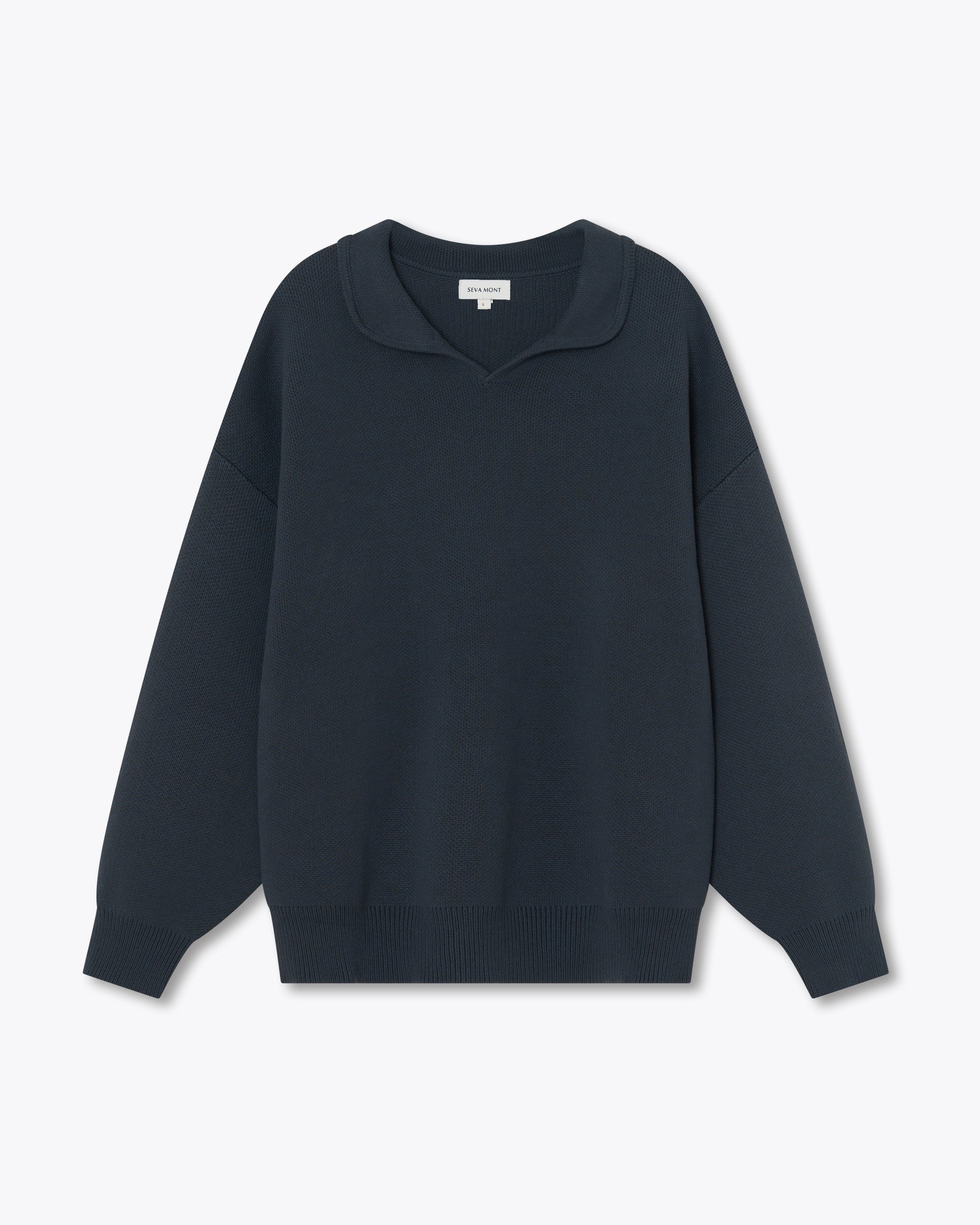 Cotton Polo Sweater