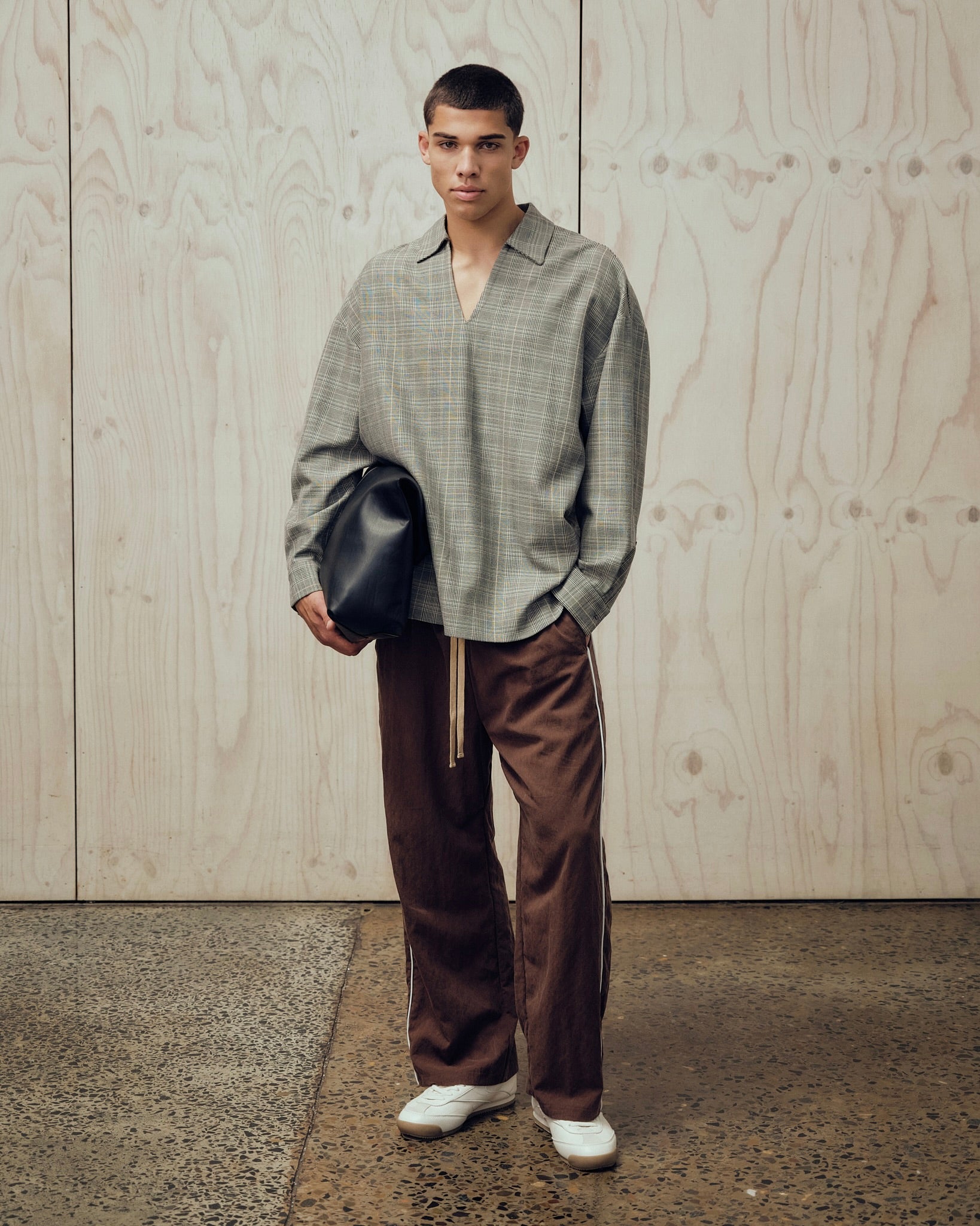 Canvas V-Neck Shirt