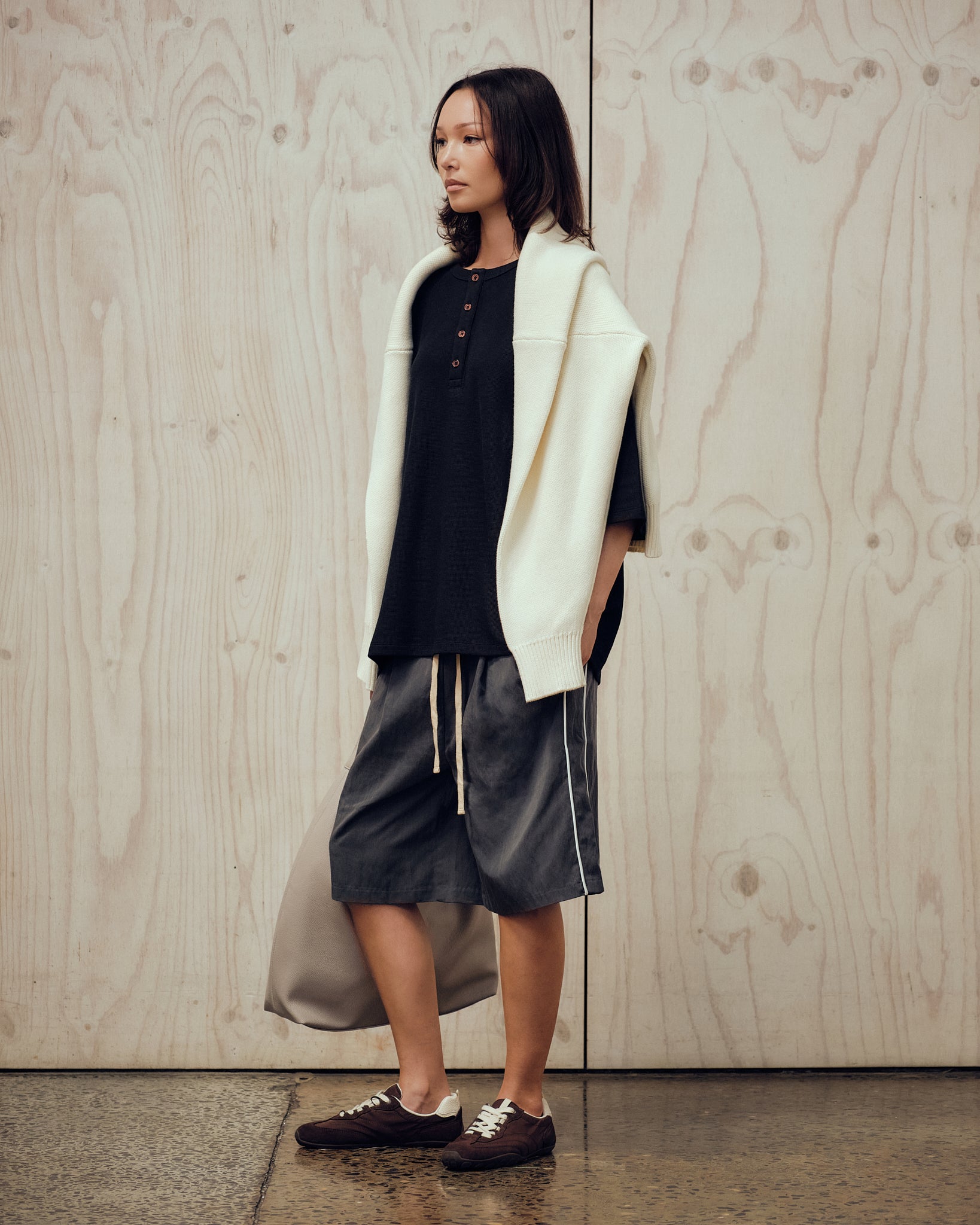 Relaxed Pleated Short
