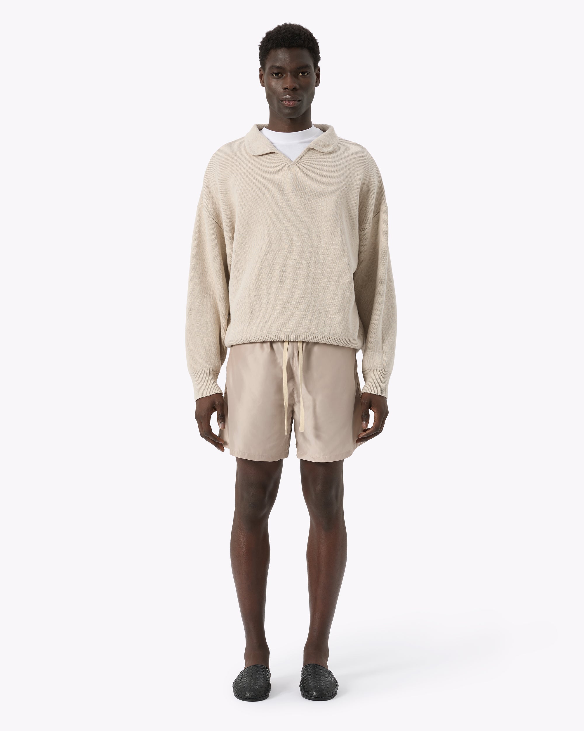 Cotton Polo Sweater