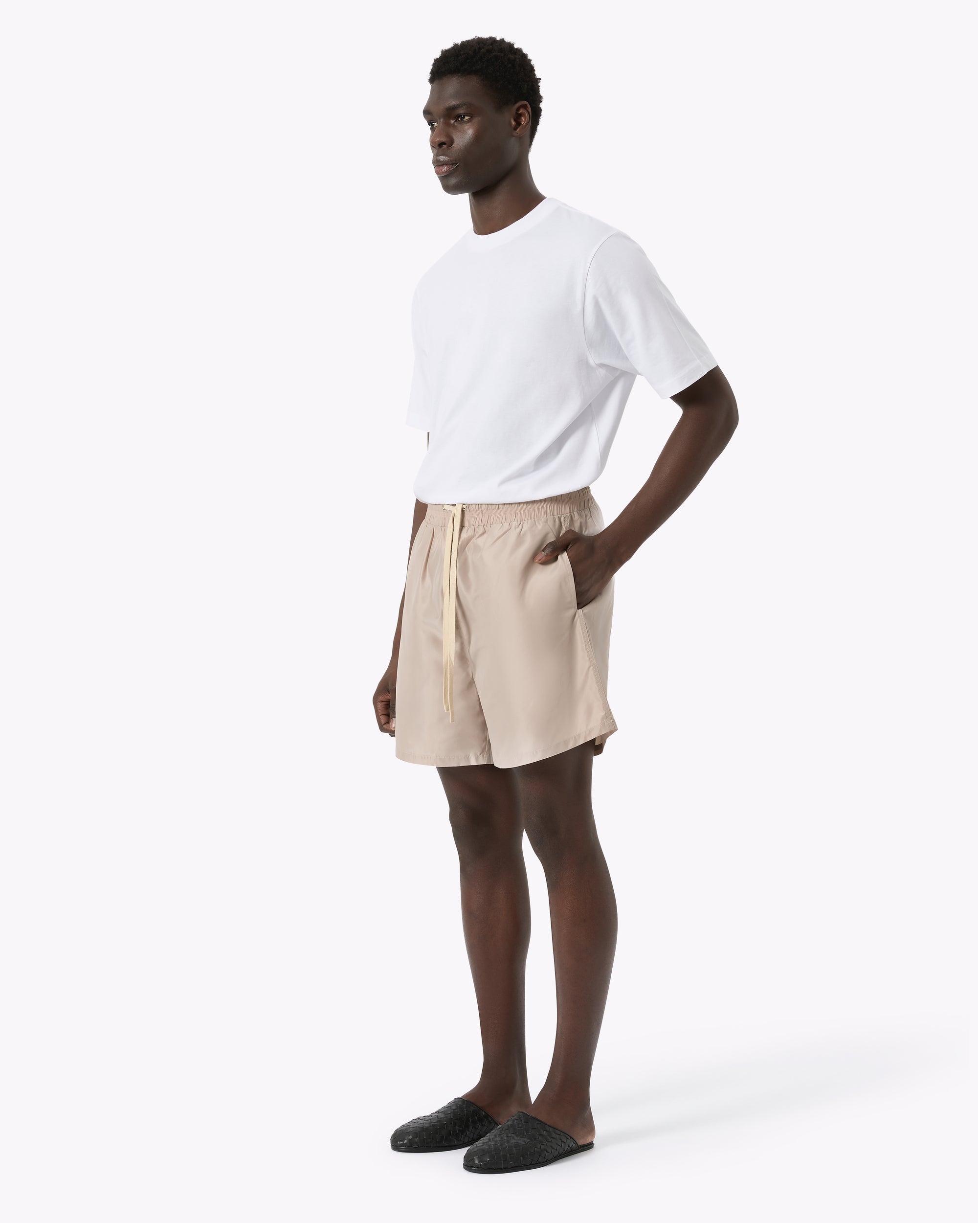 Nylon Track Short