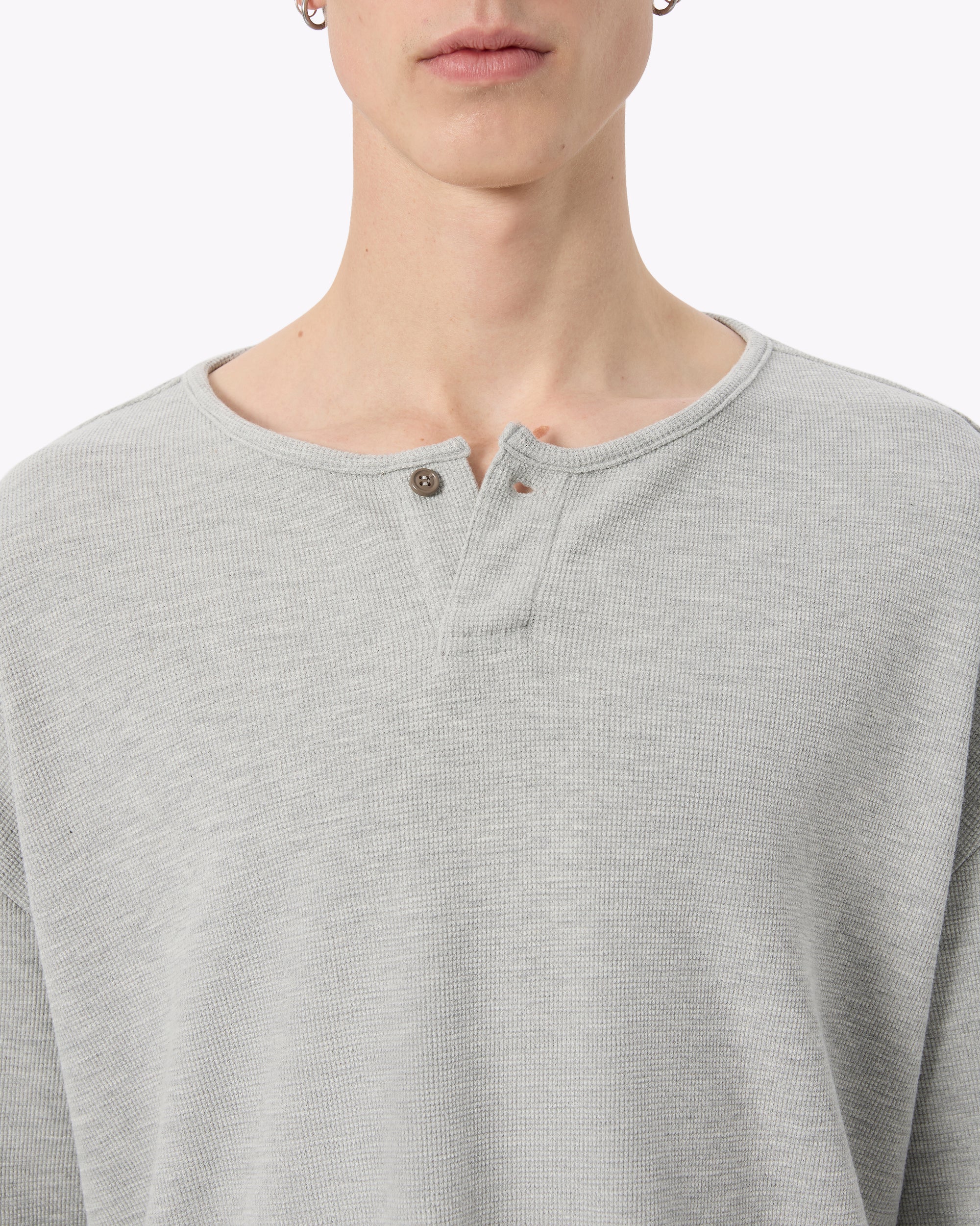 Waffle Henley Tee