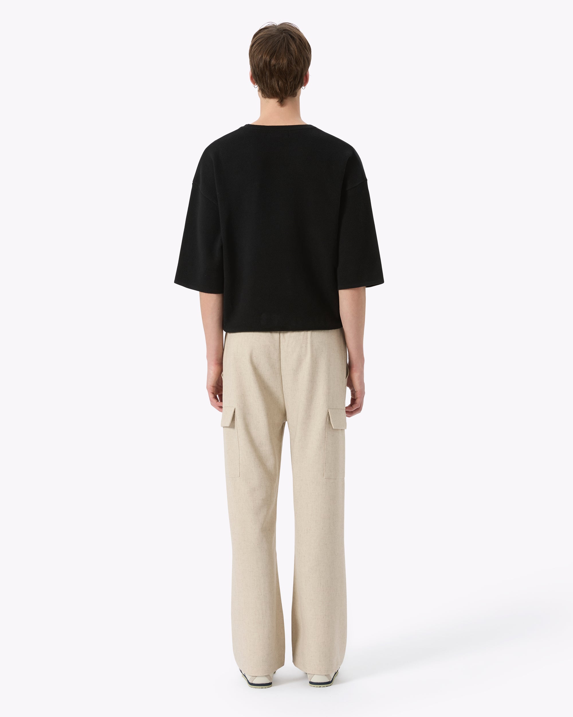 Bootcut Linen Cargo Pant