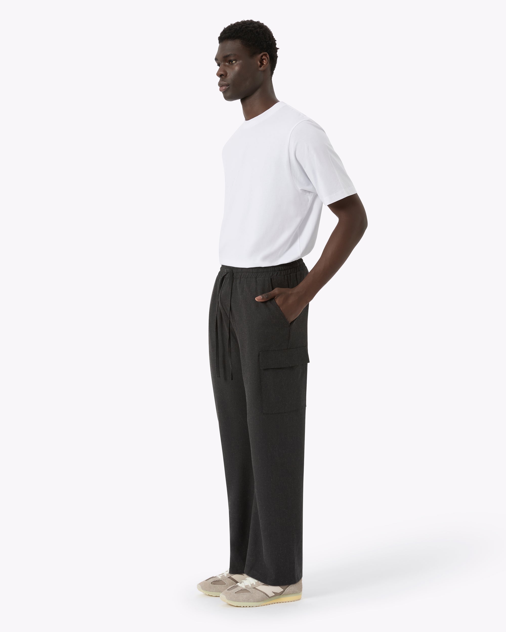 Bootcut Linen Cargo Pant