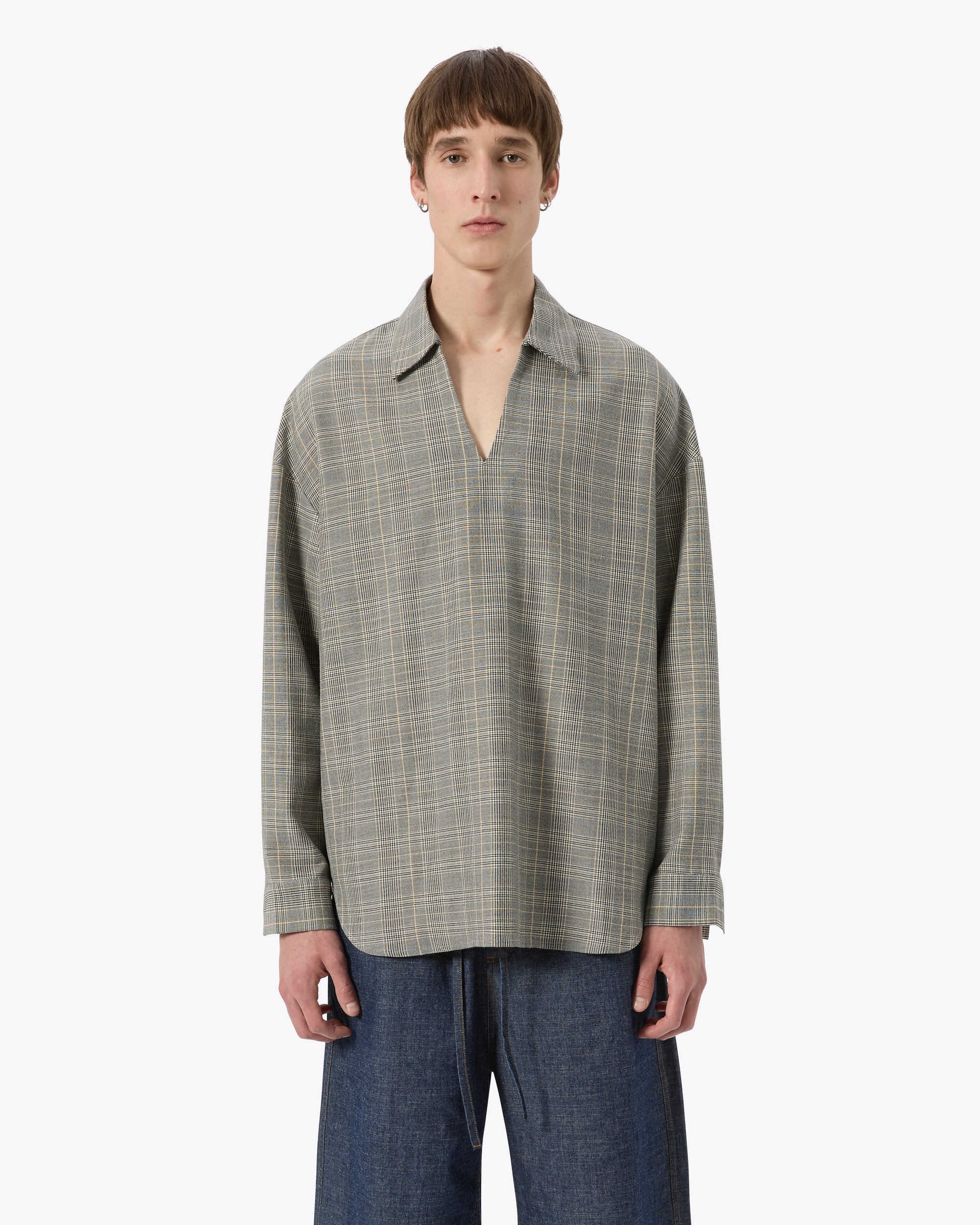 Canvas V-Neck Shirt