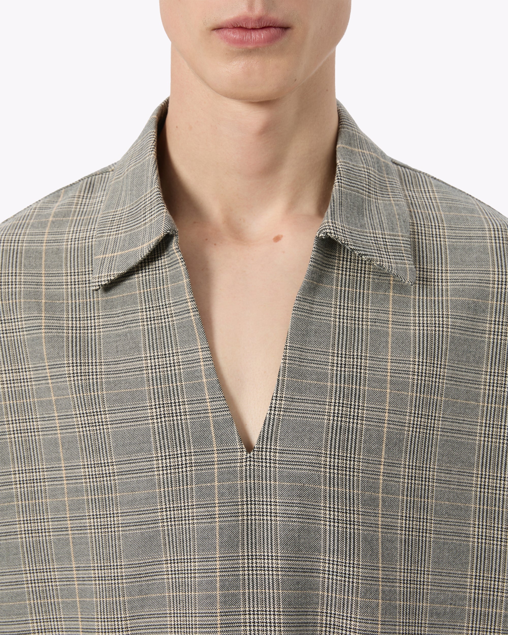 Canvas V-Neck Shirt