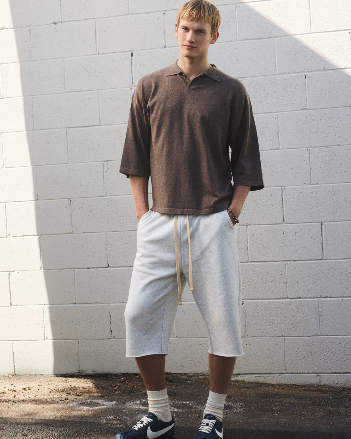 3/4 Knit Polo